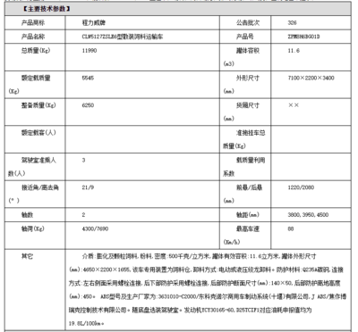 湖北隨州程力專汽國(guó)六東風(fēng)福瑞卡12方散裝飼料車工廠價(jià)格直銷